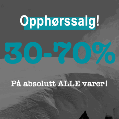 Vi tømmer butikken!